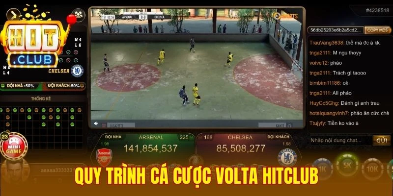 Quy trình cá cược Volta Hitclub