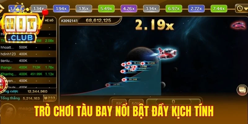Trò chơi tàu bay nổi bật đầy kịch tính